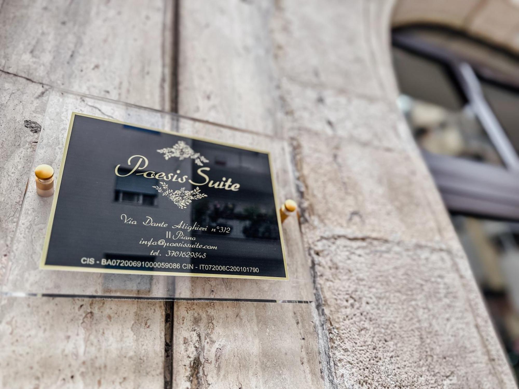 Poesis Suite Bari Zewnętrze zdjęcie